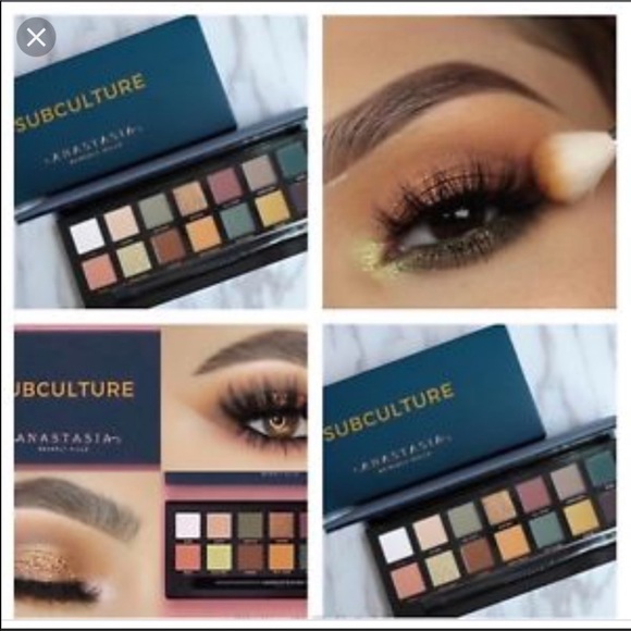 NEW ABH SUBCULTURE PALETTE WITH 14 SHADES & BRUSH - Picture 6 of 6